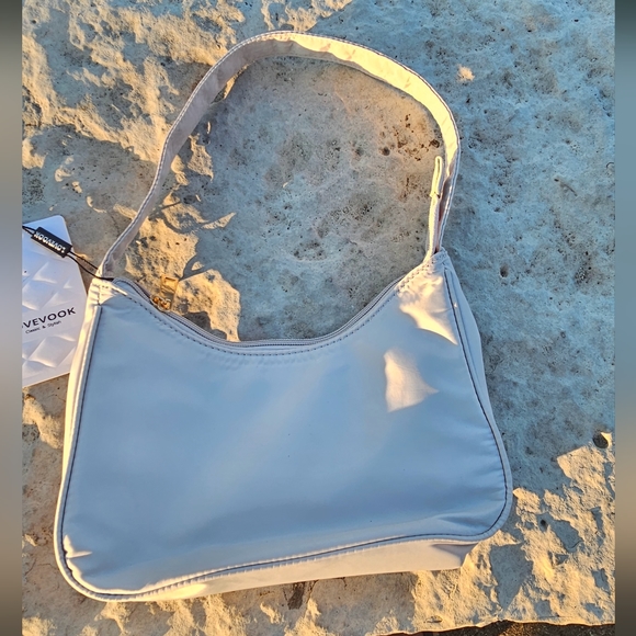 Lovevook off white y2k small fabric shoulder purse bag - Picture 3 of 6